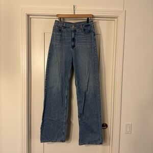 ASOS Blue Wide Leg Jeans